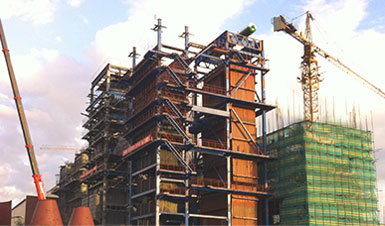 黑龍江116MW（160噸）循環(huán)流化床熱水鍋爐