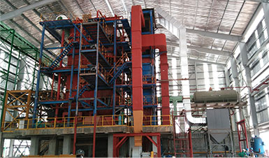 哥倫比亞35噸DHL角管鍋爐